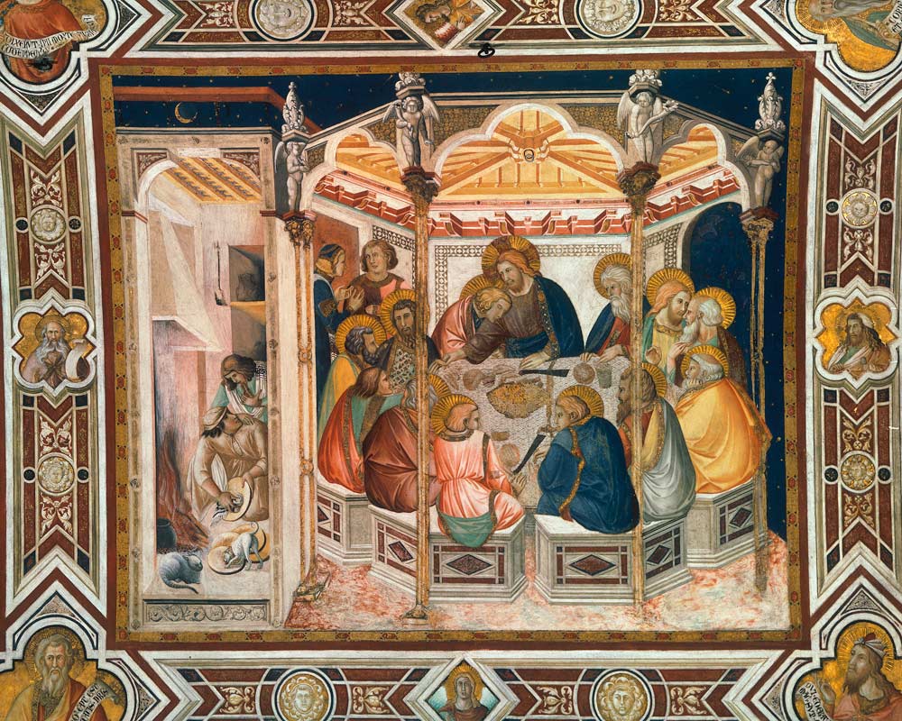 Das Abendmahl od Ambrogio Lorenzetti