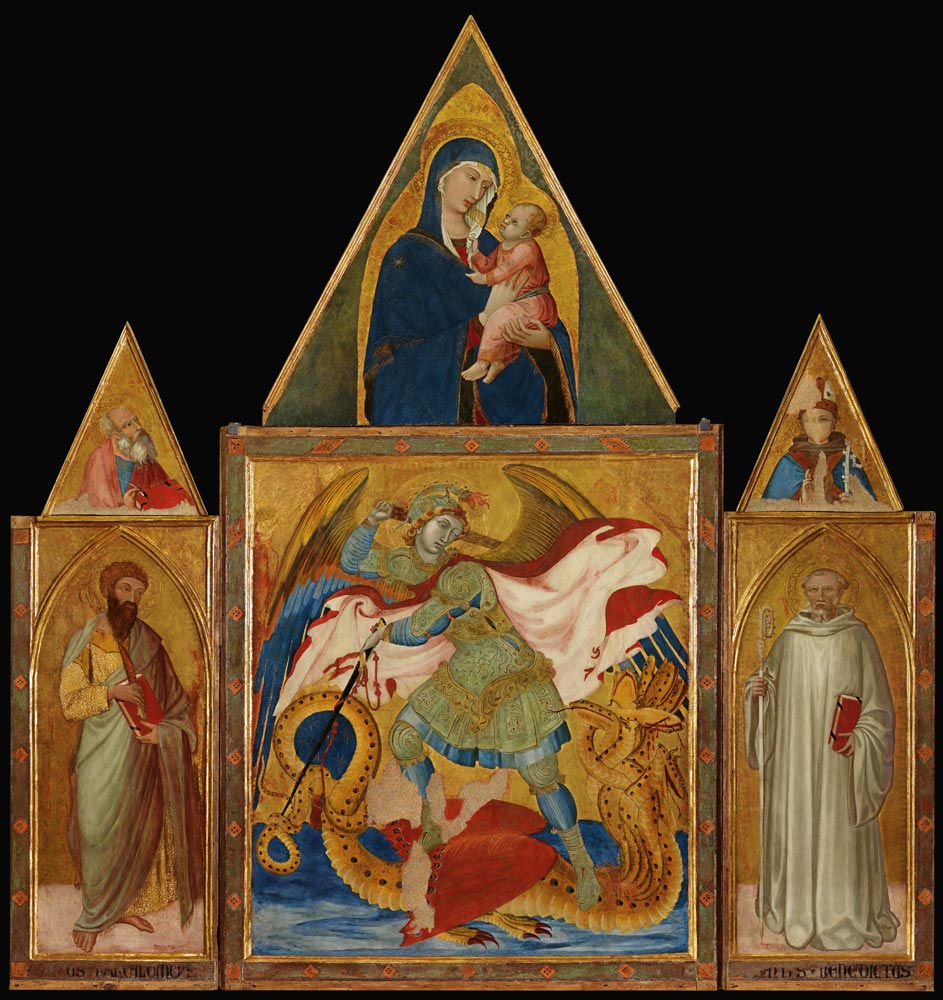Rofeno Abbey Poliptych od Ambrogio Lorenzetti