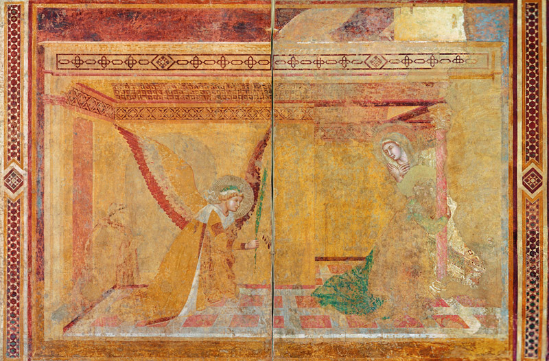 The Annunciation, second quarter of the 14th century od Ambrogio Lorenzetti