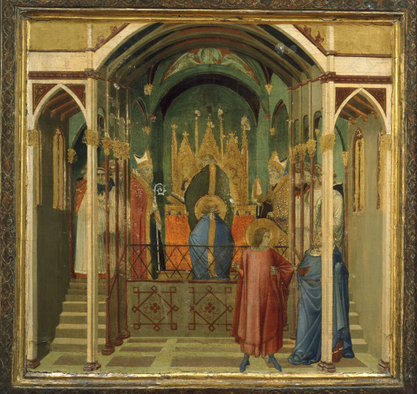 Bishop ordin. St. Nicholas od Ambrogio Lorenzetti