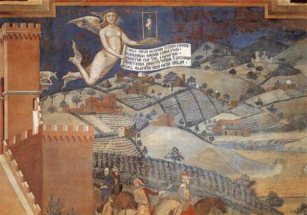 Buon Governo, Landscape od Ambrogio Lorenzetti