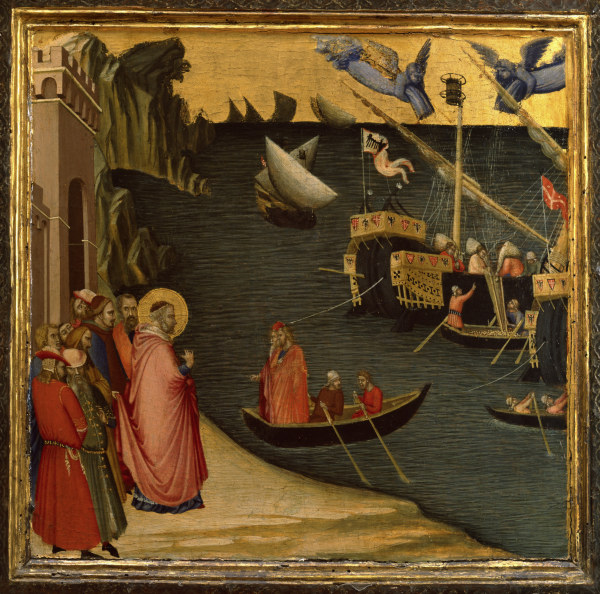 Corn Miracle of St. Nichol od Ambrogio Lorenzetti