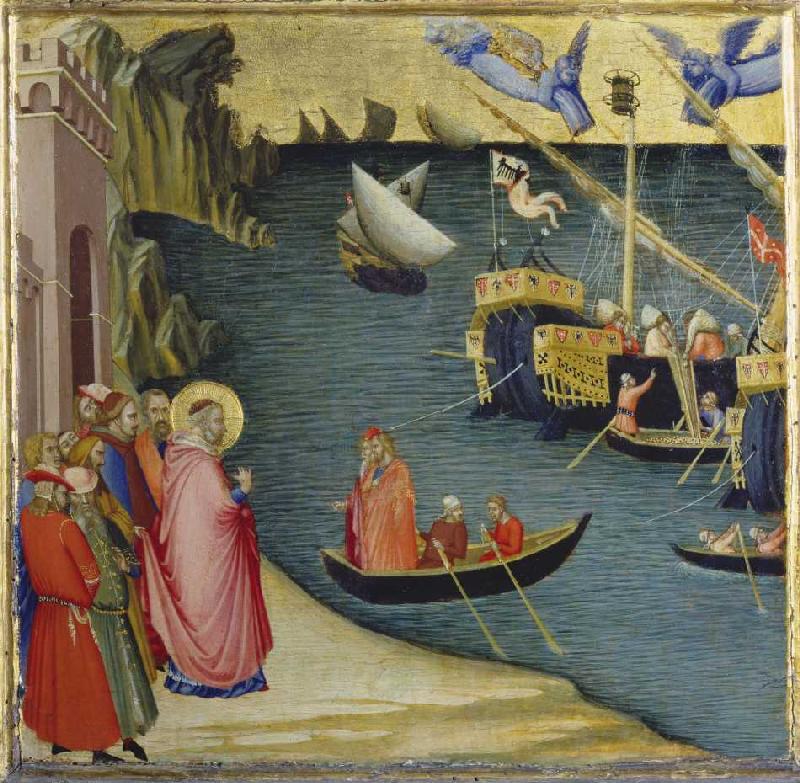 The legend of St. Nikolaus. od Ambrogio Lorenzetti