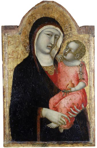 Maria mit Kind od Ambrogio Lorenzetti