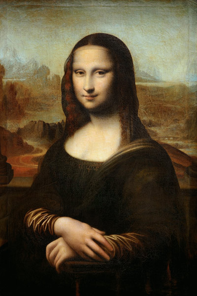 La Gioconda (After Leonardo da Vinci) od Ambroise Dubois