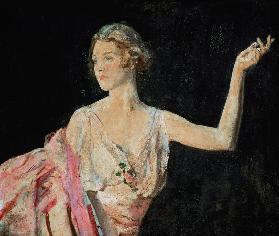 'Call to Orgy', portrait of Lady Diana Cooper