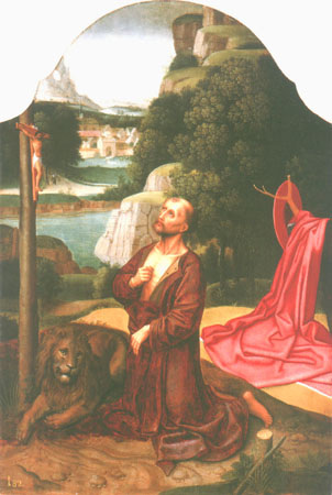Holy Hieronymus od Ambrosius Benson