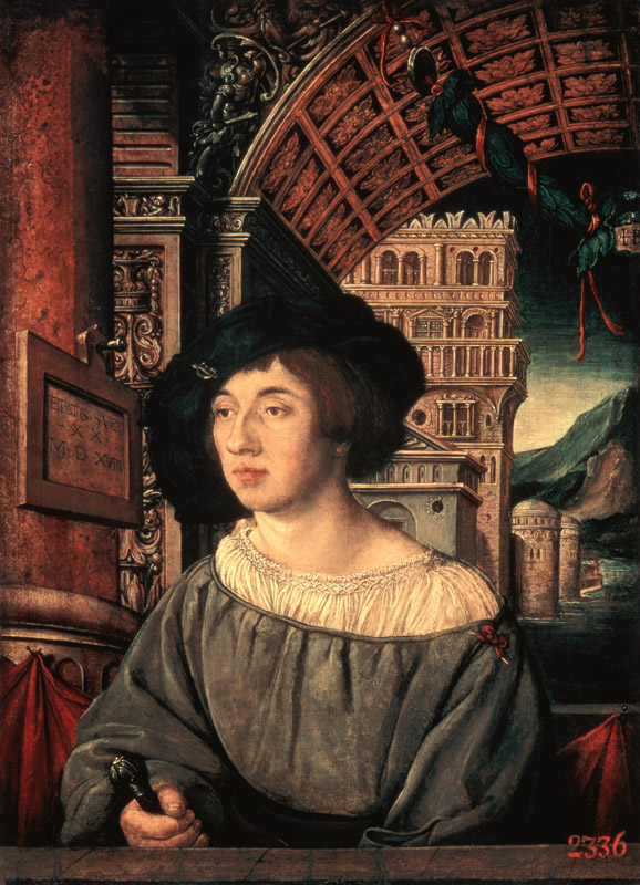 Portrait of a man od Ambrosius Holbein