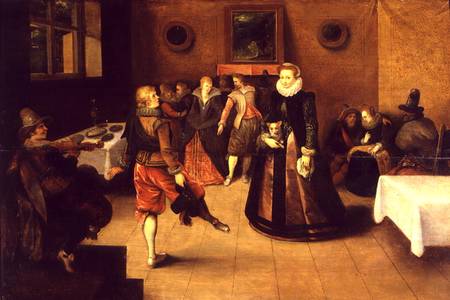 The Dance Lesson od Ambrosius II Francken or Franck