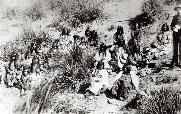 The last of the escapees after the final rout of Geronimo (b/w photo)  od American Photographer