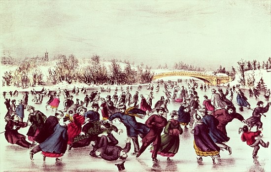 Central Park, Winter: The Skating Carnival od American School