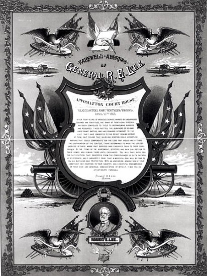 Farewell Address of General Robert E. Lee, published Burk and McFetridge od American School