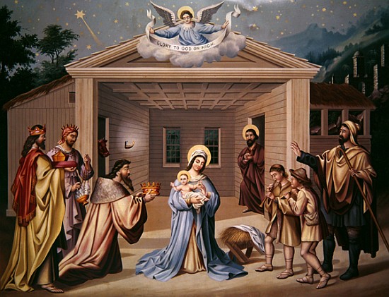 Nativity, early 19th century od American School