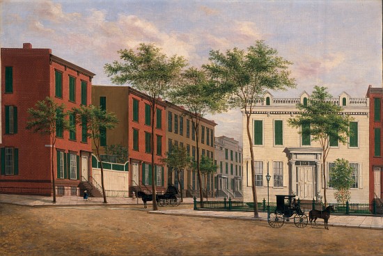 Street in Brooklyn, 1880-90 od American School