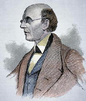 William Lloyd Garrison (1805-79) (coloured engraving)