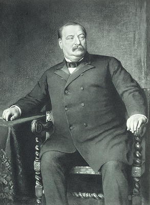Grover Cleveland, 22nd and 24th President of th United States of America, pub. 1901 (photogravure) od American School, (20th century)
