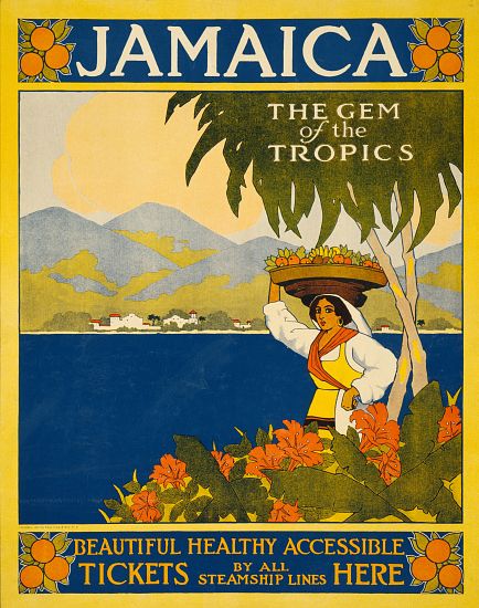 Jamaica Travel Poster od American School, (20th century)