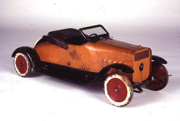 Toy Roadster, c.1920 (tin) od American School, (20th century)