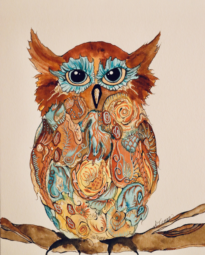 Wise Owl 2 od Amy Tieman