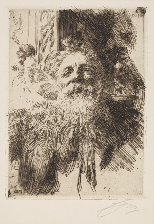 Auguste Rodin od Anders Leonard Zorn