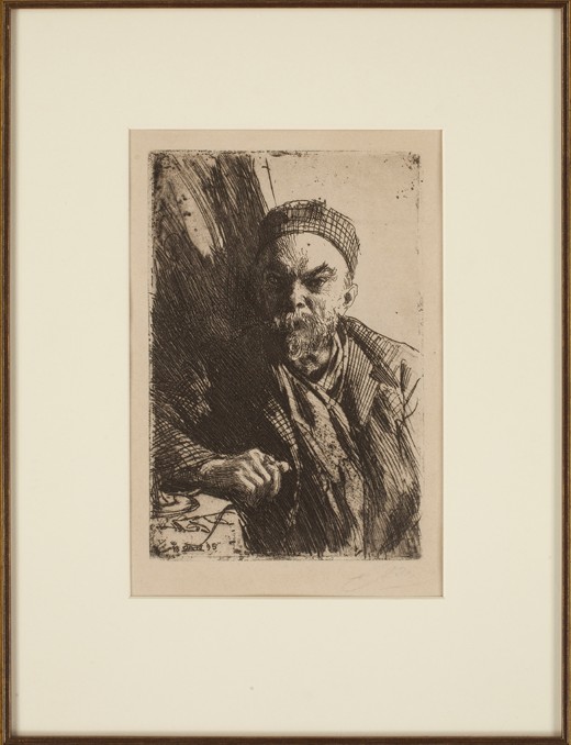 Portrait of the poet Paul Verlaine (1844-1896) od Anders Leonard Zorn