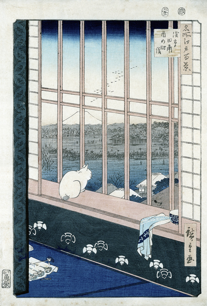 Asakusa Rice Fields during the festival of the Cock from the series 'Meisho Edo Hyakkei' (One Hundre od Ando oder Utagawa Hiroshige