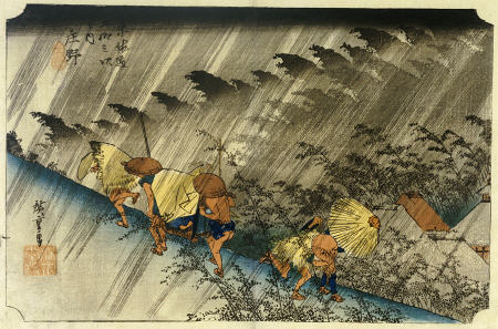 Driving Rain, Shono od Ando oder Utagawa Hiroshige