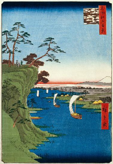 View of Konodai and the Tone River (One Hundred Famous Views of Edo)