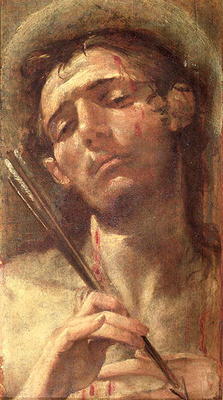 St. Sebastian (oil on panel) od Andrea Boscoli