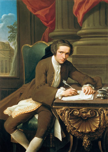 Portrait of Sir Charles Frederick (1828-85) od Andrea Casali