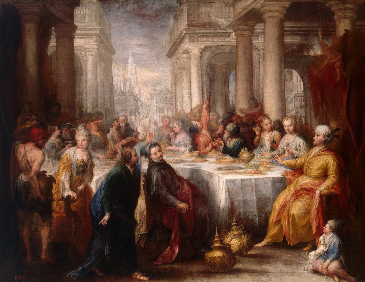The Feast of Belshazzar od Andrea Celesti