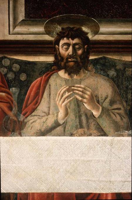 The Last Supper, detail of St. James the Greater od Andrea del Castagno