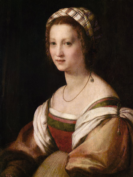 Portrait of a woman od Andrea del Sarto
