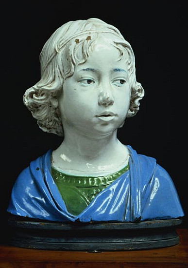 Bust of a young boy od Andrea Della Robbia
