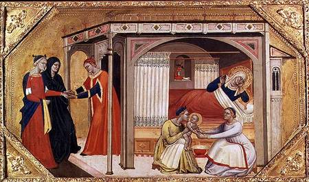 The Birth of the Virgin od Andrea di Cione Orcagna