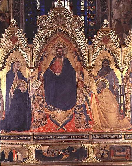 The Strozzi Altarpiece od Andrea di Cione Orcagna