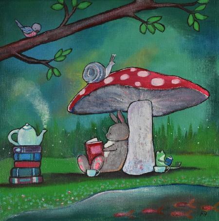 Reading Under the Toadstools