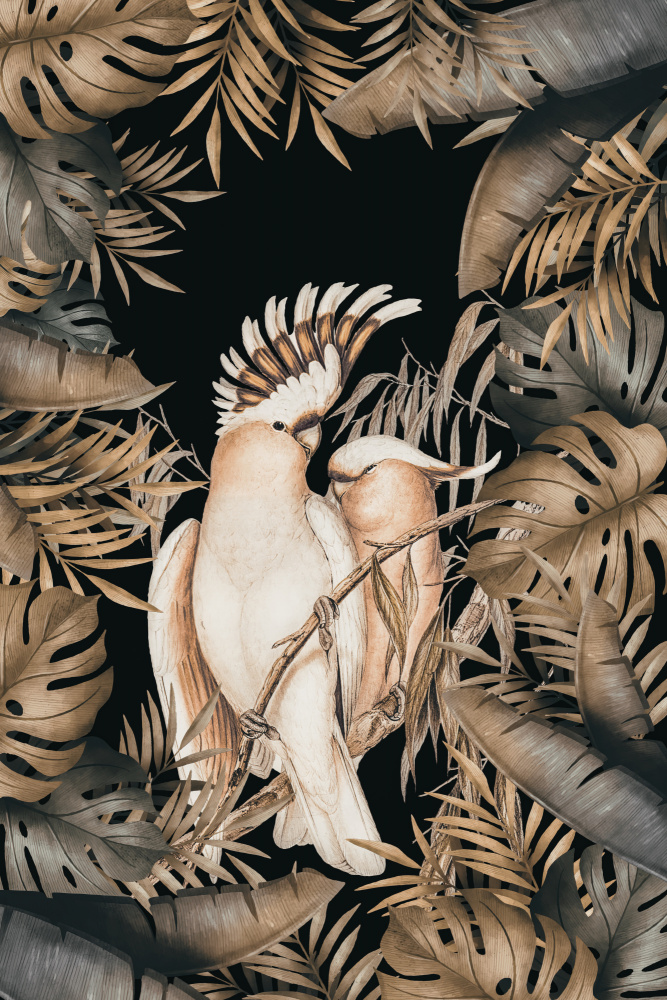 Jungle With Cockatoos od Andrea Haase