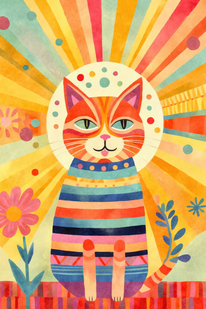Happy Cat Iv od Andrea Haase