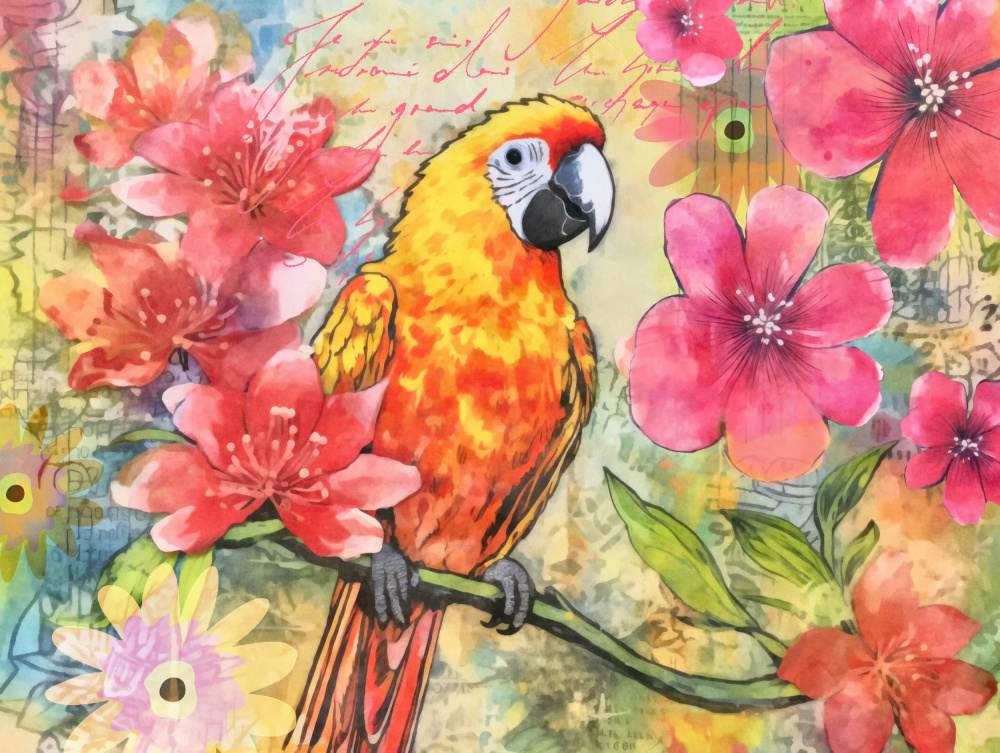 Parrots Fancy Paradise od Andrea Haase