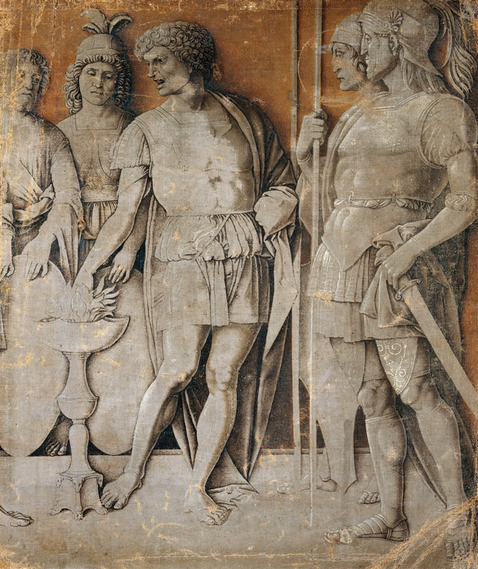 Mucius Scaevola od Andrea Mantegna