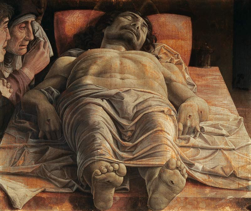 Dead Christ od Andrea Mantegna