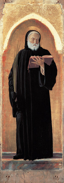 St.Benedict of Nursia od Andrea Mantegna