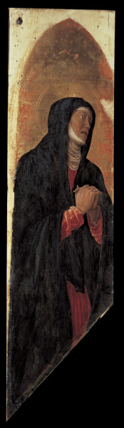 Lamentation, Mary od Andrea Mantegna