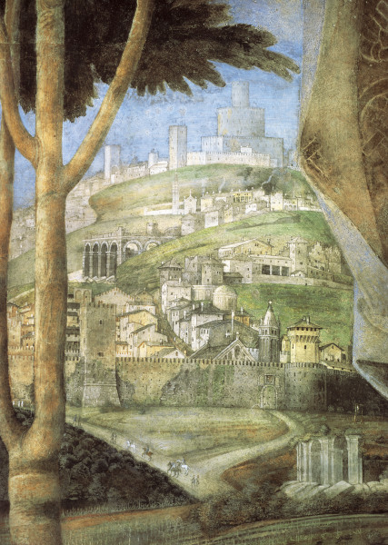 Cam.d.Sposi, Town od Andrea Mantegna