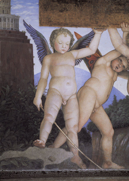 Camera degli Sposi, Putti od Andrea Mantegna