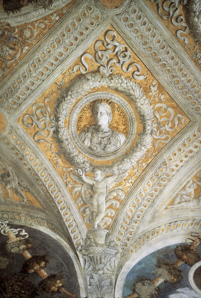 Camera degli Sposi , Augsutus od Andrea Mantegna