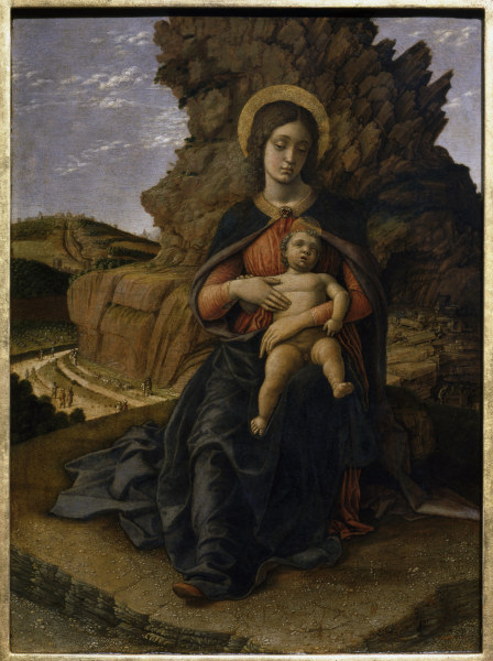 H??hlenmadonna od Andrea Mantegna