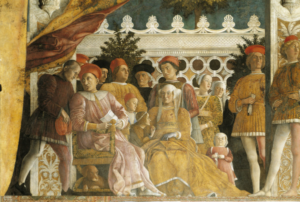 Ludovico Gonzaga & Familie od Andrea Mantegna