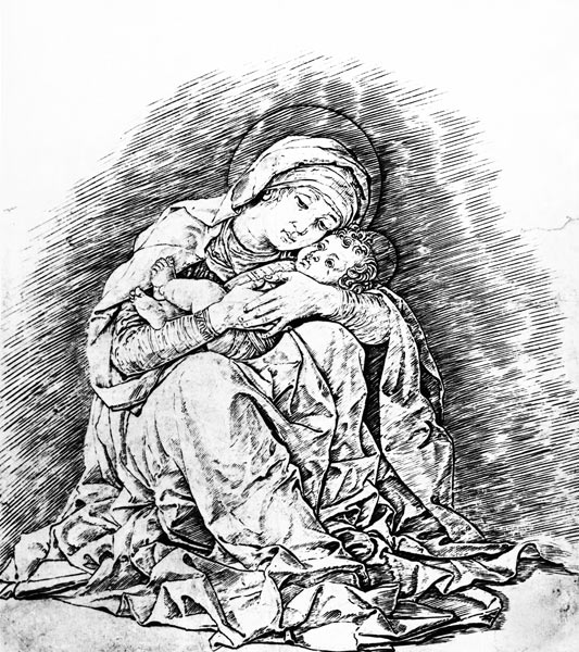 Maria mit Kind od Andrea Mantegna